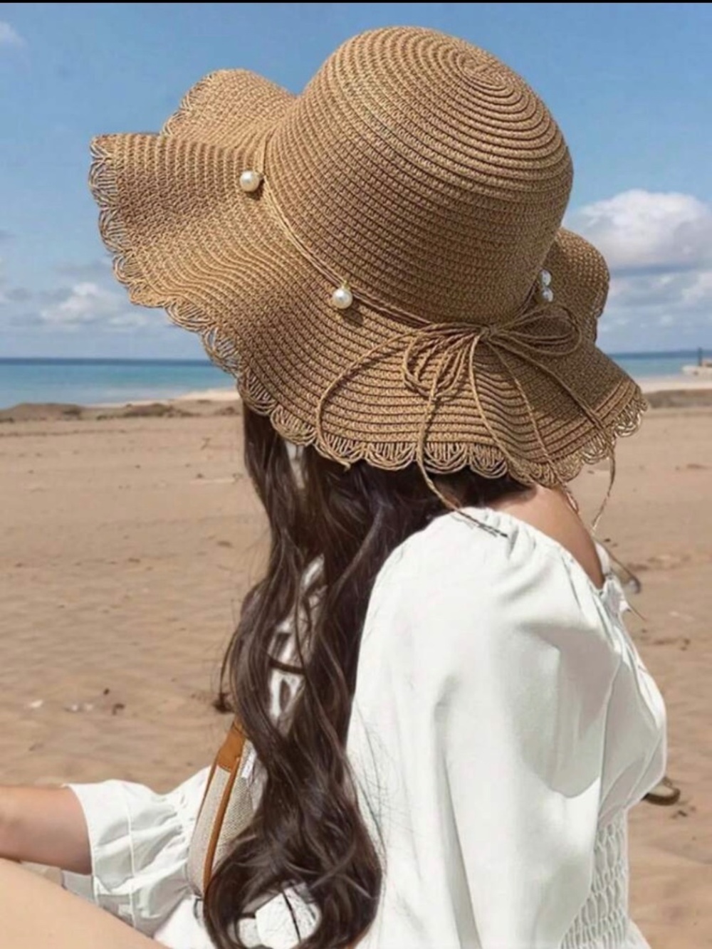 Women’s Khaki Foldable Sun Hat